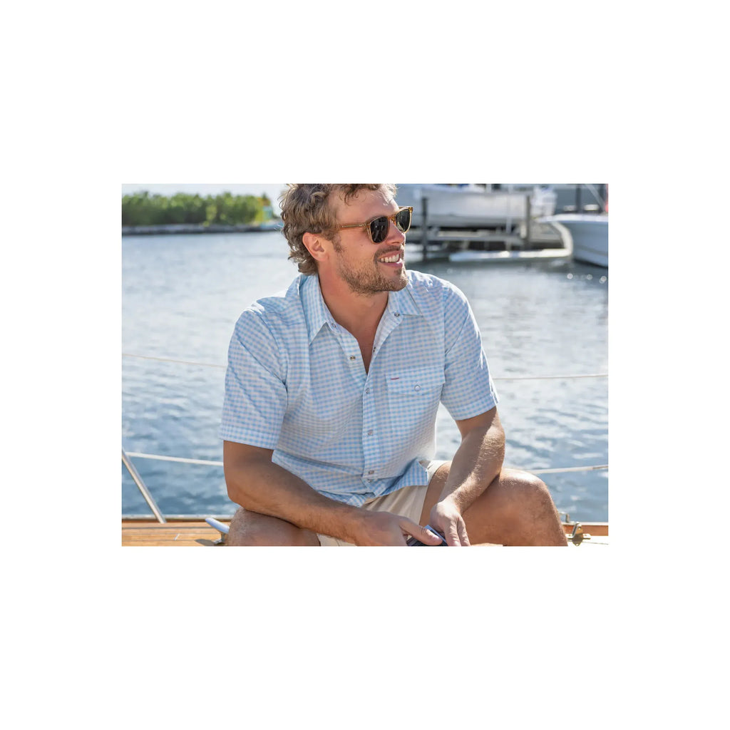 Short Sleeve Corduroy Pearl Snap Criquet