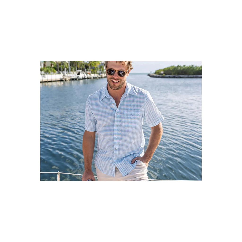 Short Sleeve Corduroy Pearl Snap Criquet