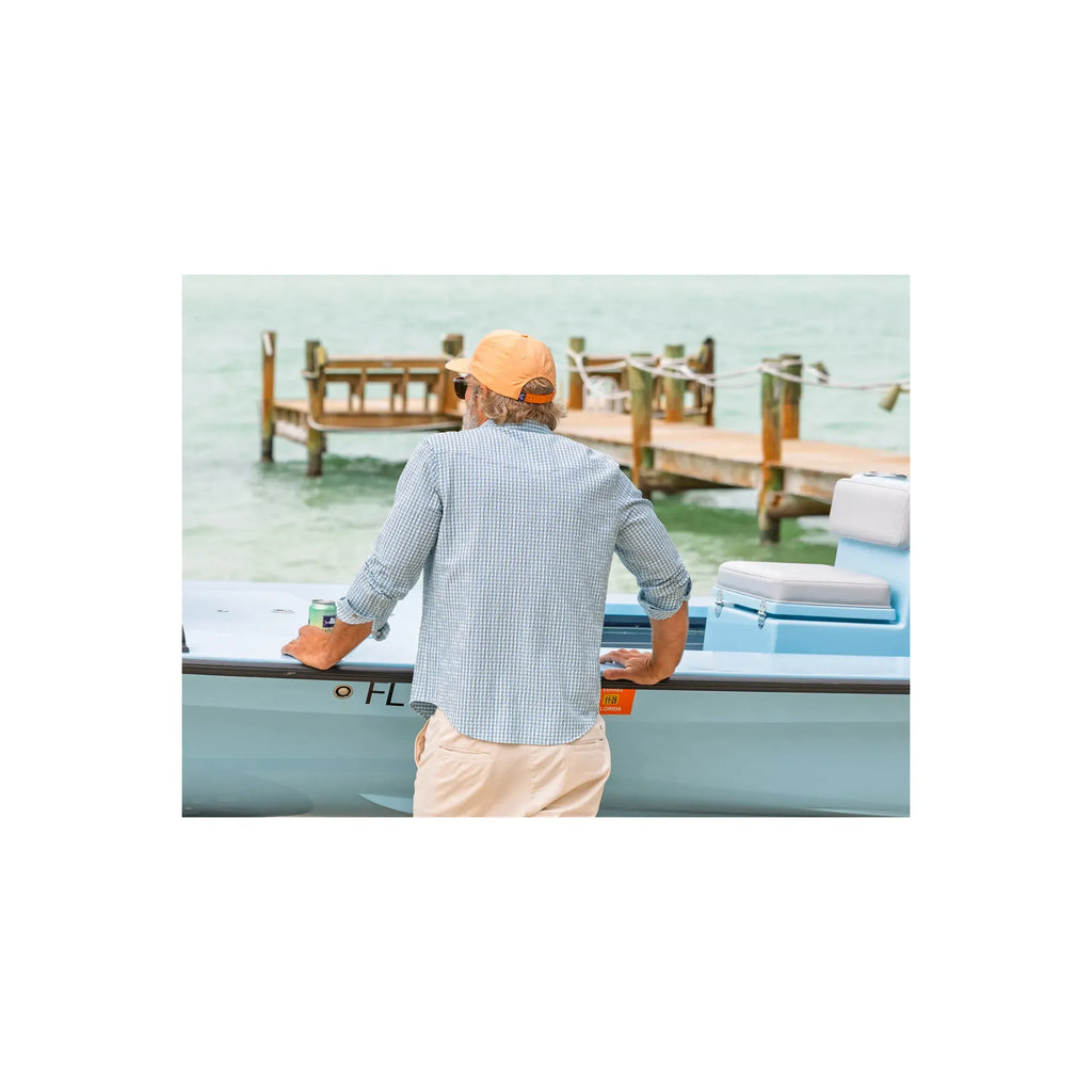 Performance Pearl Snap Button Down Criquet