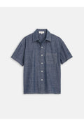 Alex Ss Shirt In Chambray Alex Mill