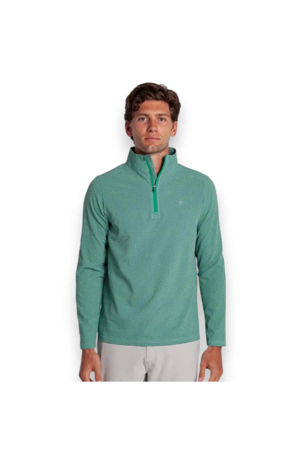 Seersucker Performance Pullover Criquet