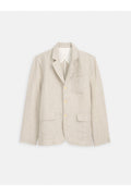Mercer Linen Jacket in Flax Alex Mill