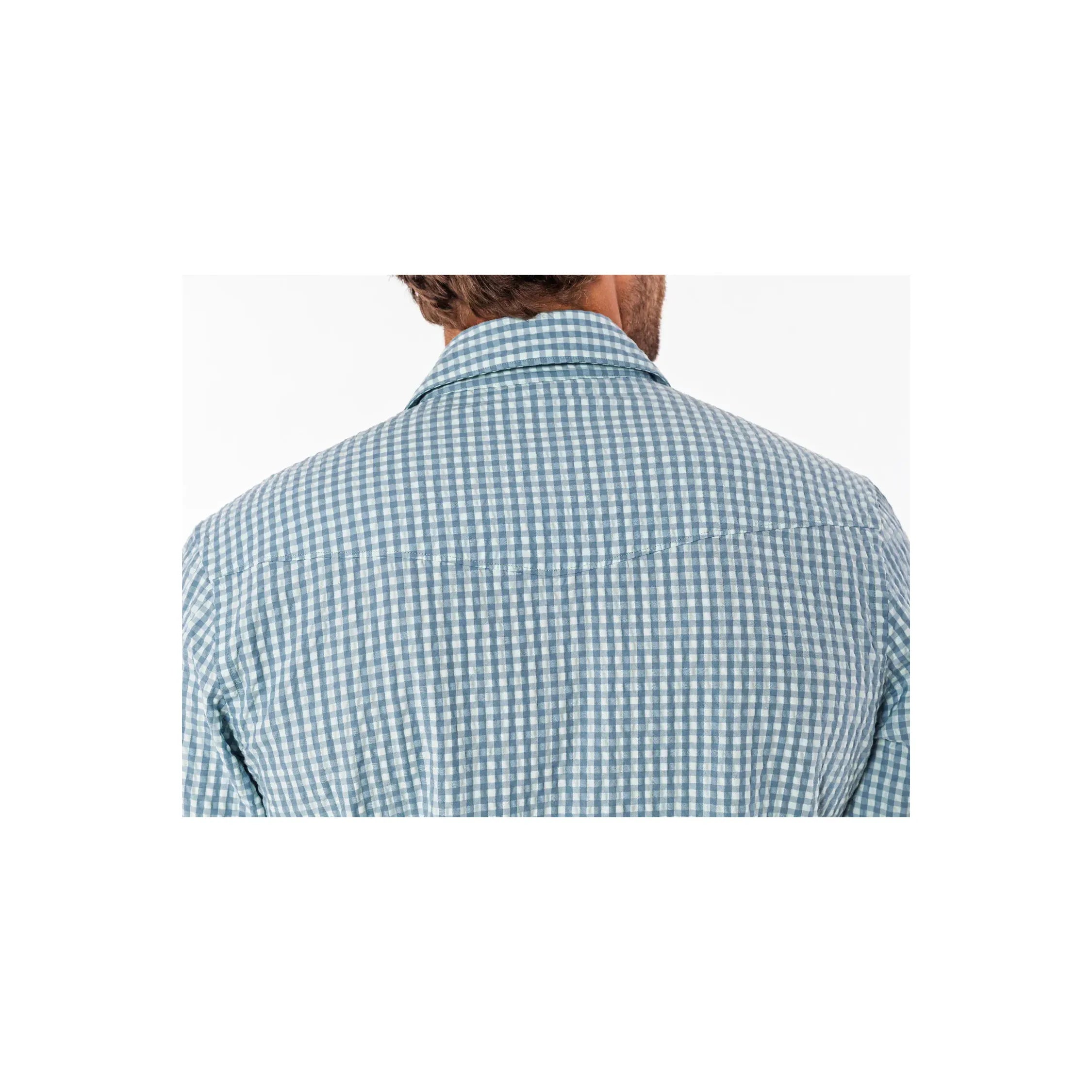 Performance Pearl Snap Button Down Criquet