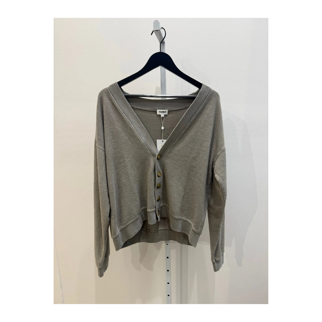 Beck Textured Cardigan ASHER