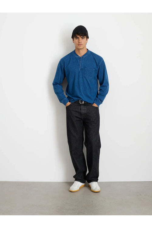 Alan Henley In Indigo Slub Cotton Alex Mill