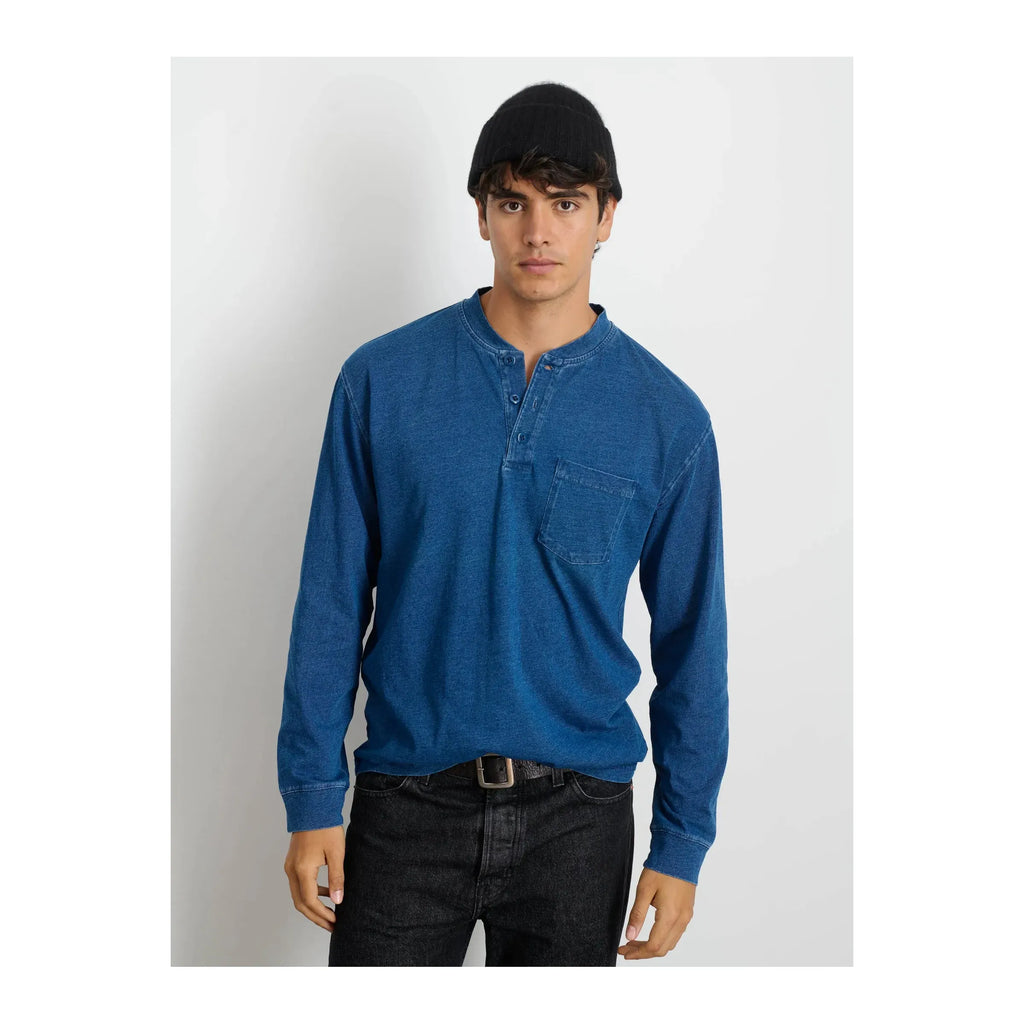 Alan Henley In Indigo Slub Cotton Alex Mill