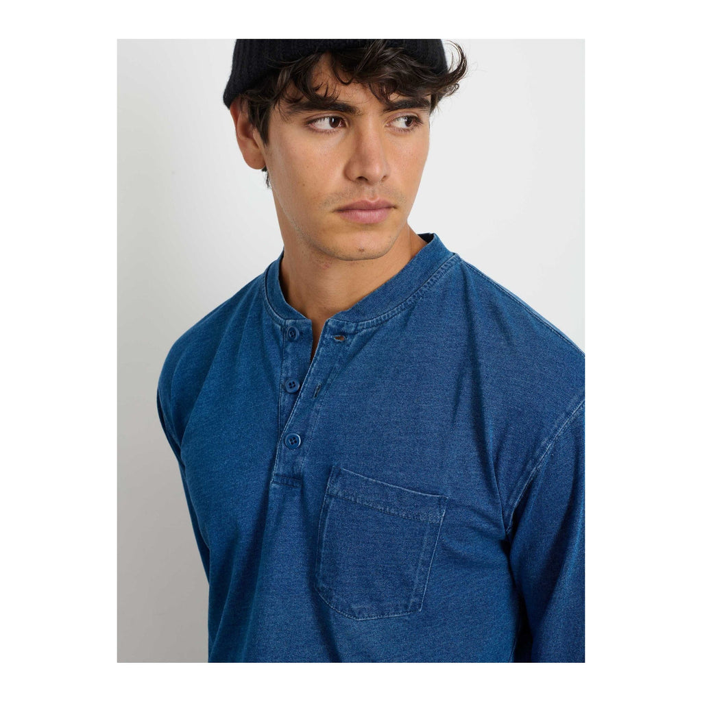 Alan Henley In Indigo Slub Cotton Alex Mill