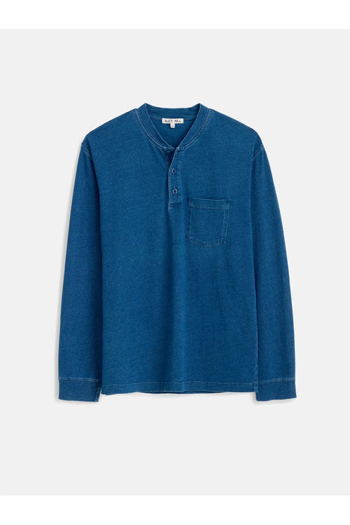 Alan Henley In Indigo Slub Cotton Alex Mill