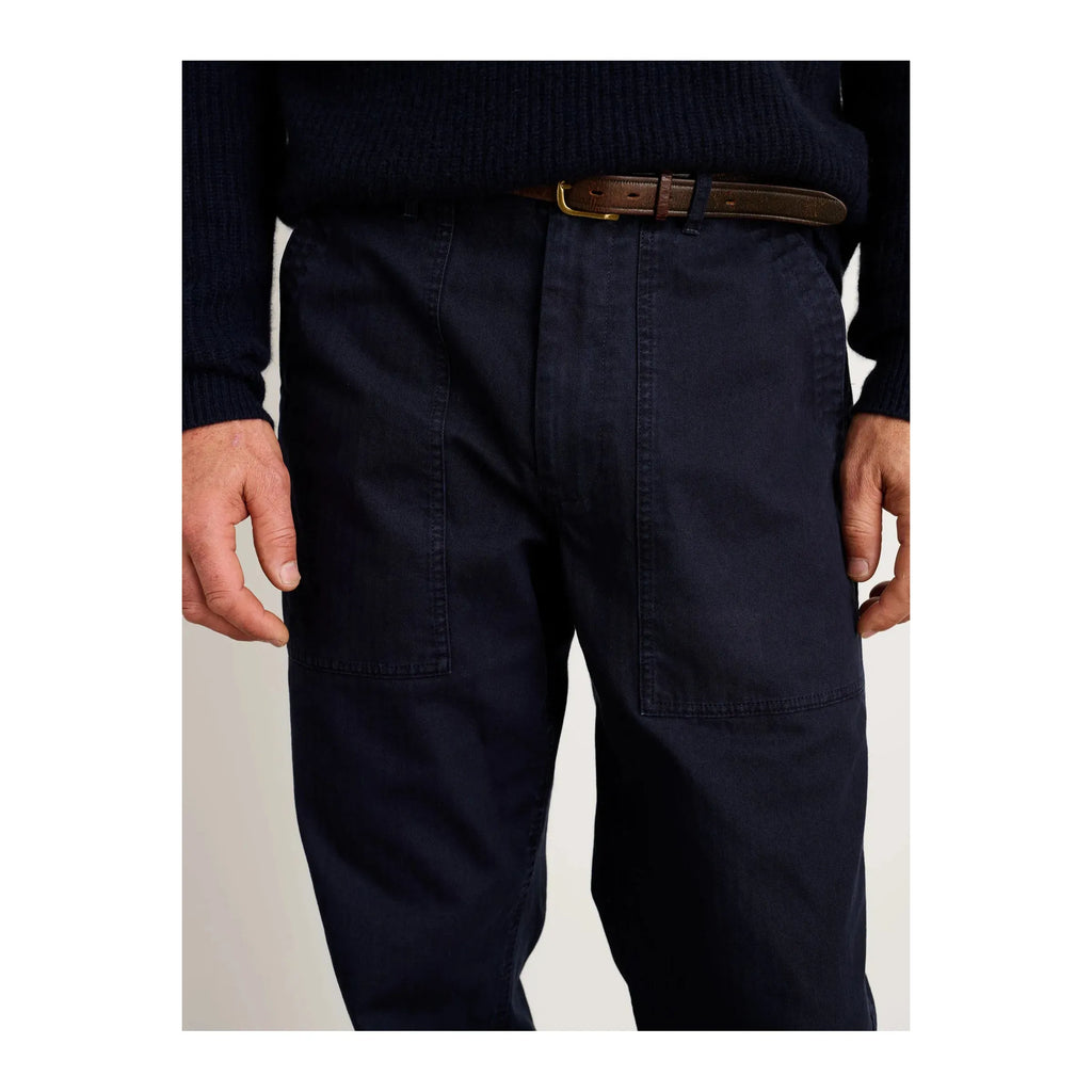 Field Pant Herringbone Navy Alex Mill