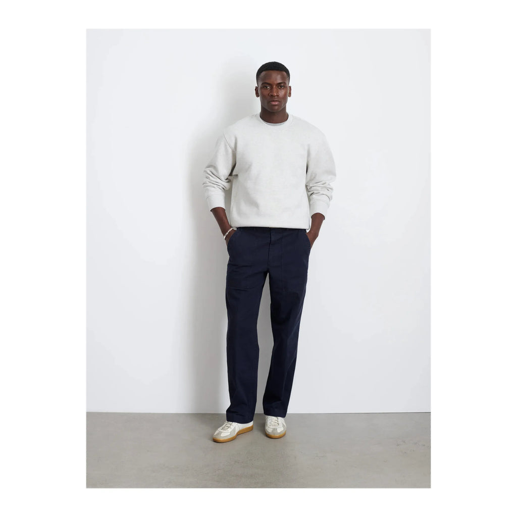 Field Pant Herringbone Navy Alex Mill
