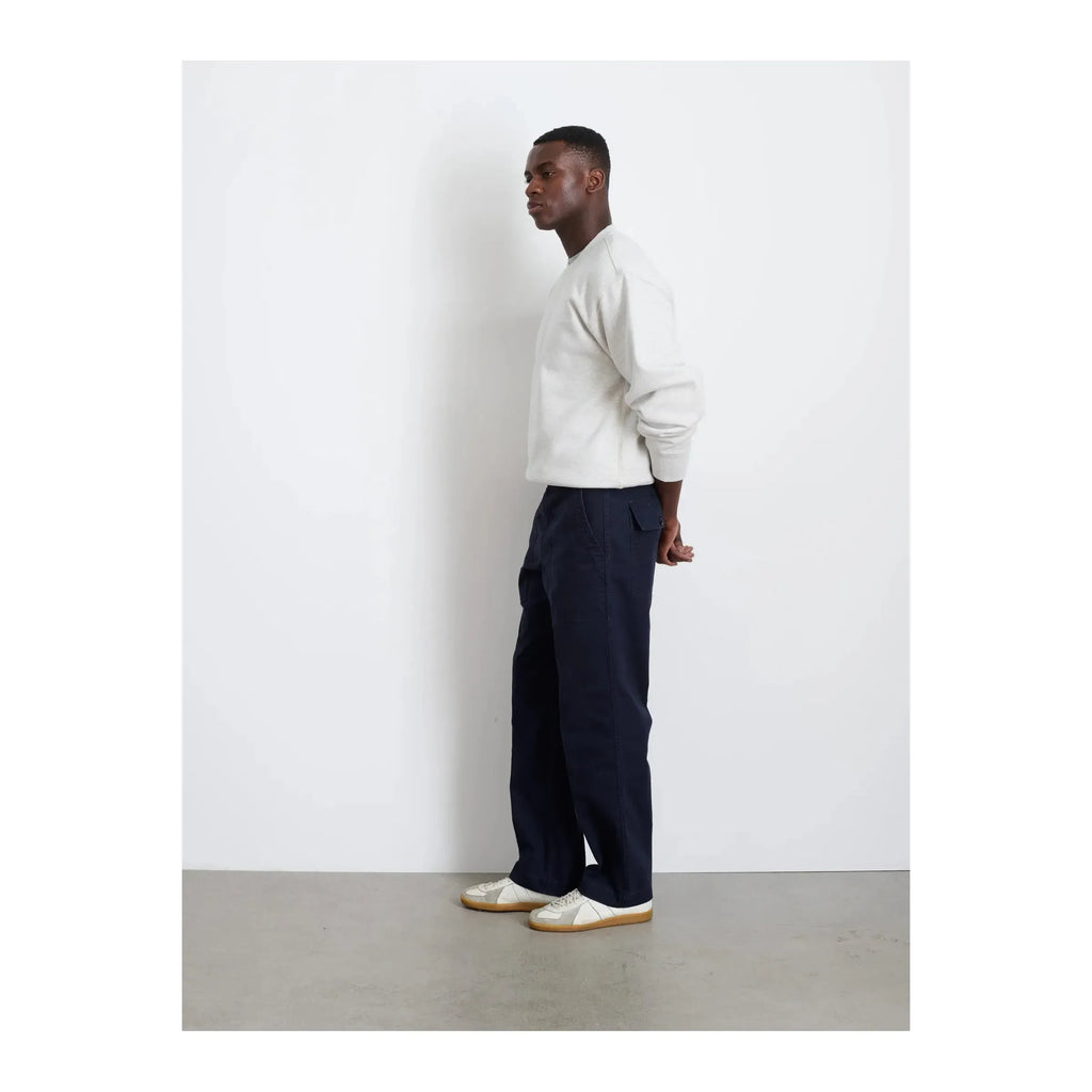 Field Pant Herringbone Navy Alex Mill