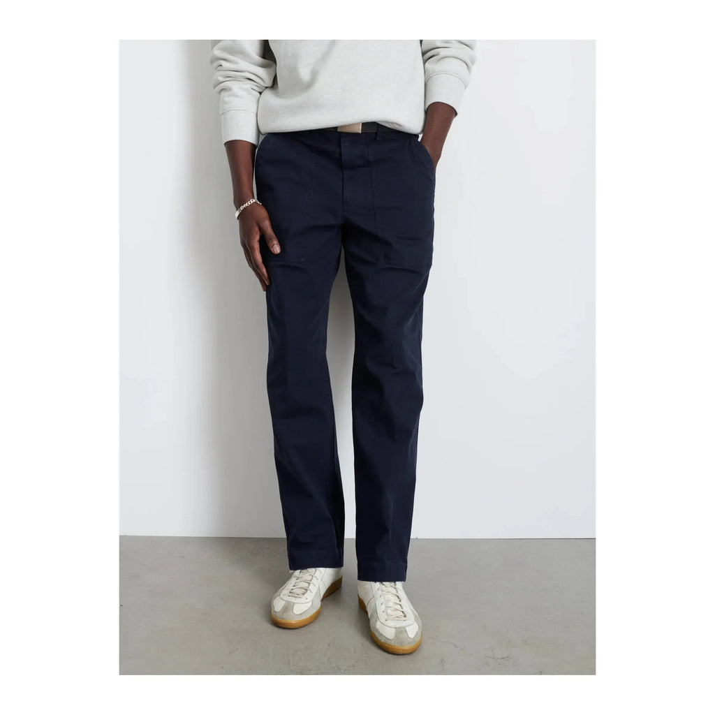 Field Pant Herringbone Navy Alex Mill