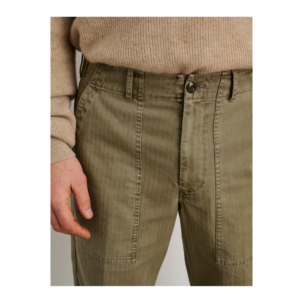 Field Pant Herringbone Dark Olive Alex Mill
