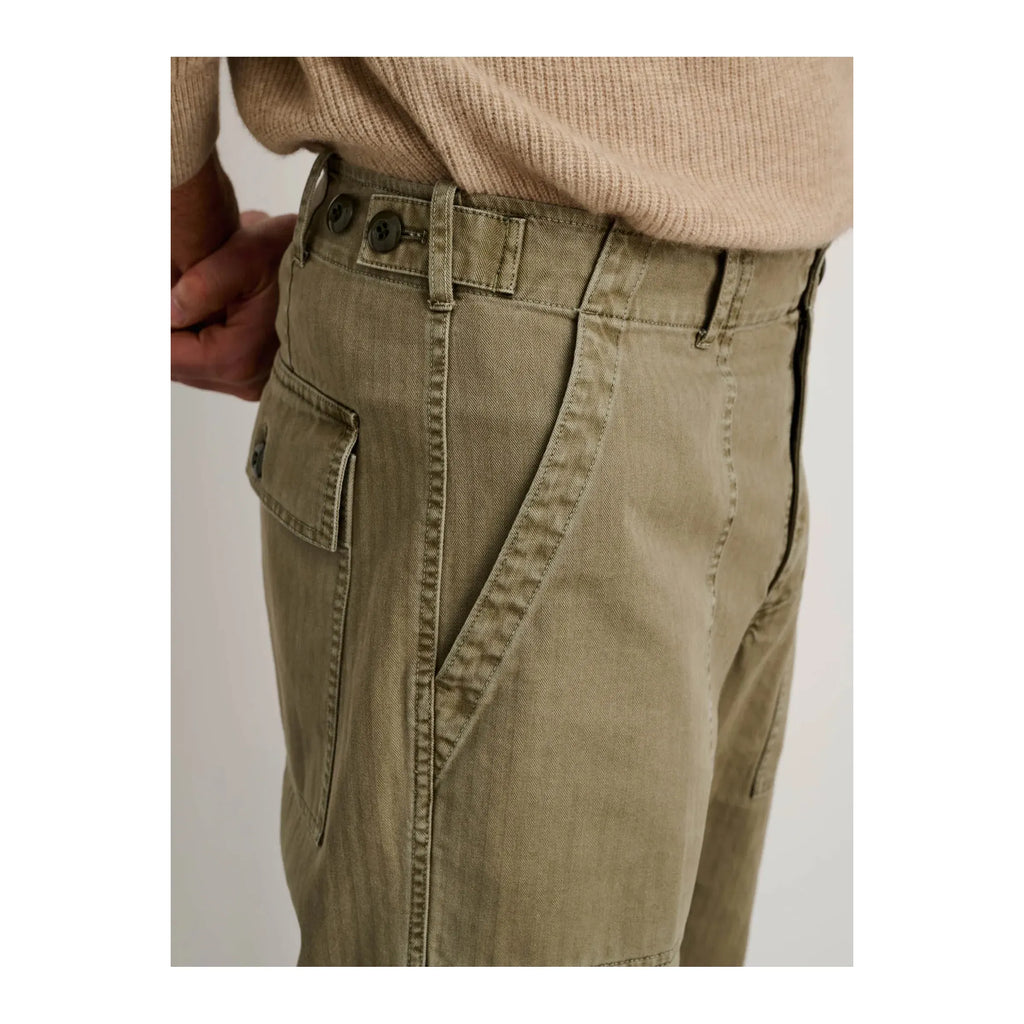 Field Pant Herringbone Dark Olive Alex Mill