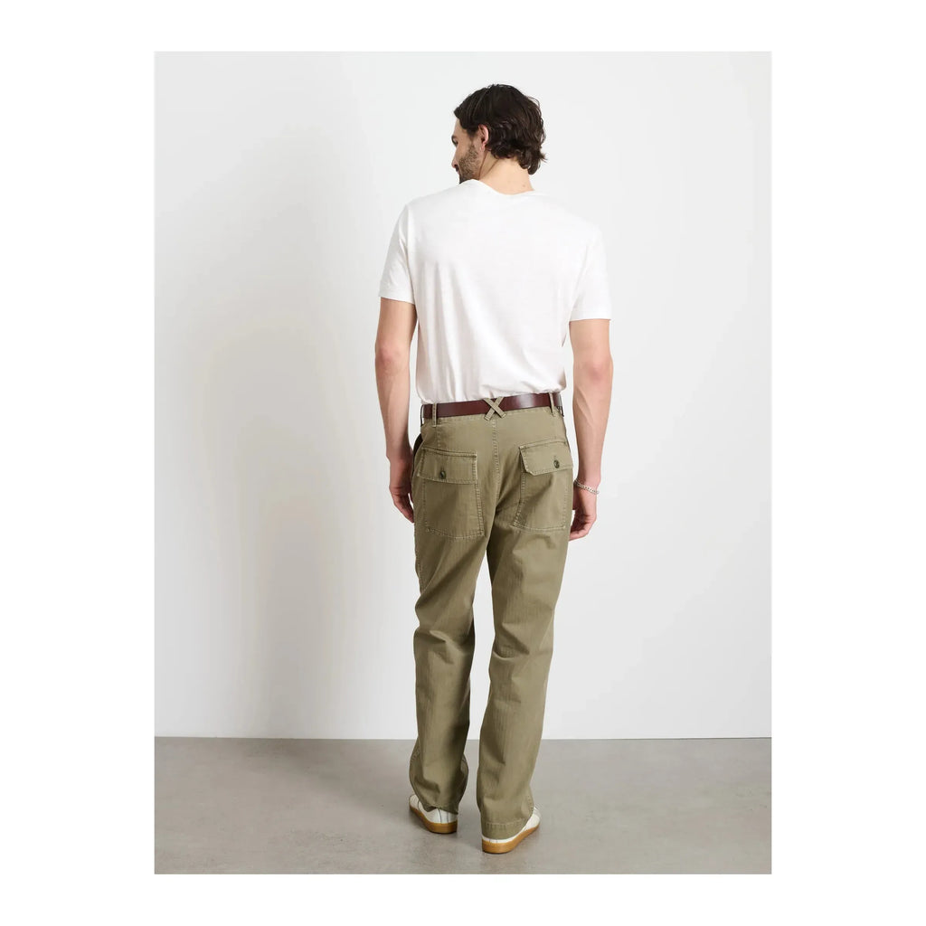 Field Pant Herringbone Dark Olive Alex Mill