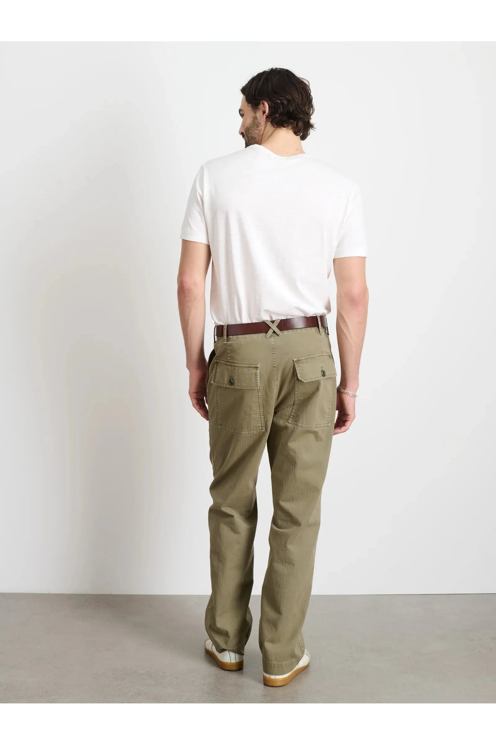 Field Pant Herringbone Dark Olive Alex Mill