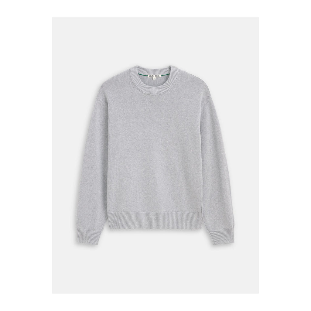 Gabriel Crewneck Sweater Heather Grey Alex Mill