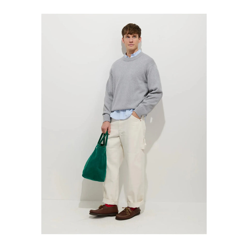 Gabriel Crewneck Sweater Heather Grey Alex Mill