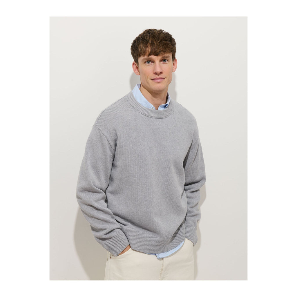Gabriel Crewneck Sweater Heather Grey Alex Mill