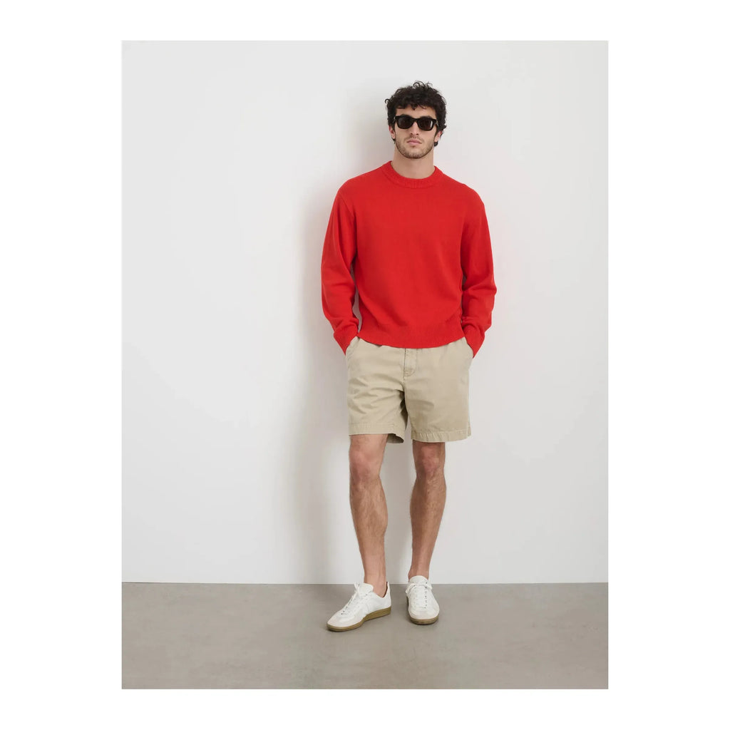 Gabriel Crewneck Sweater Hot Chili Alex Mill