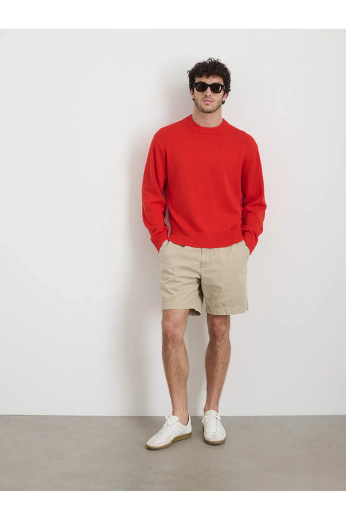 Gabriel Crewneck Sweater Hot Chili Alex Mill
