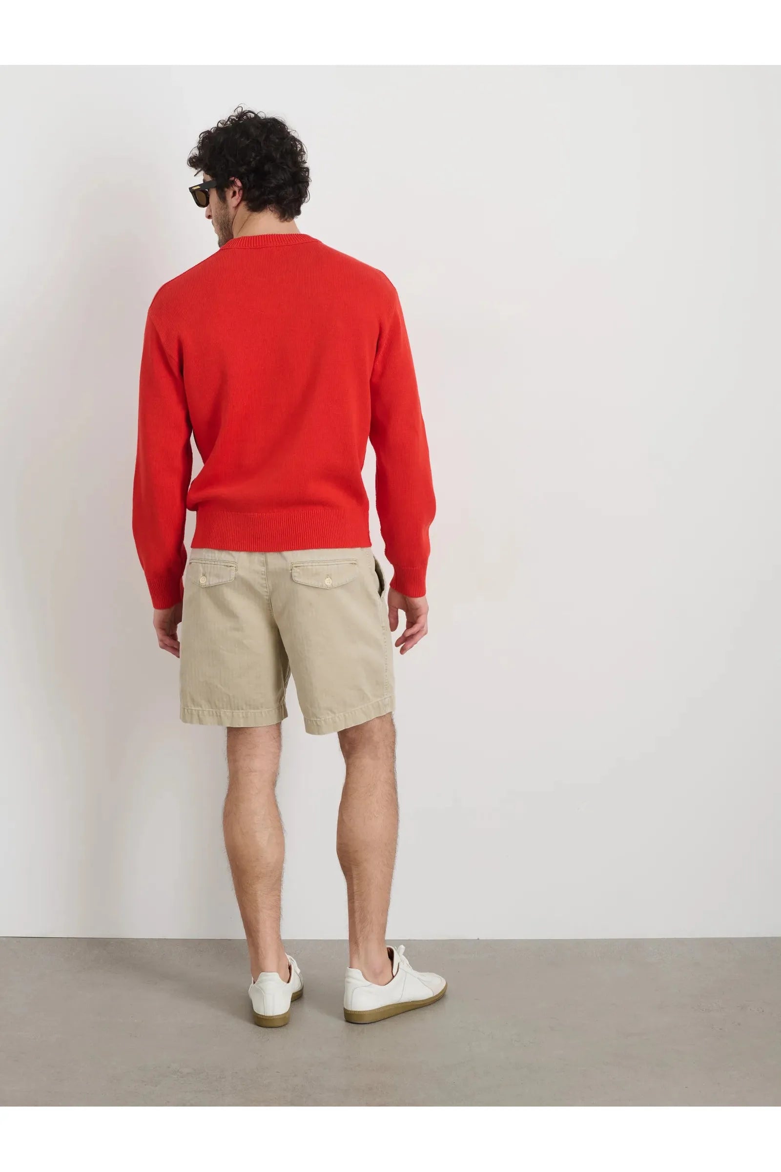 Gabriel Crewneck Sweater Hot Chili Alex Mill