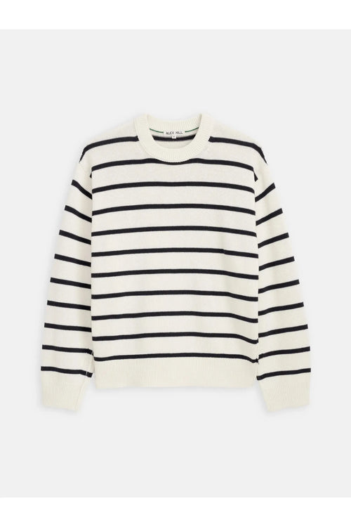 Gabriel Crewneck Sweater in Cotton Linen Alex Mill