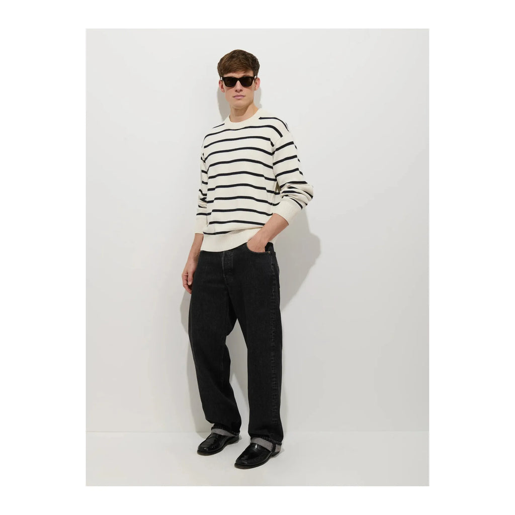 Gabriel Crewneck Sweater in Cotton Linen Alex Mill