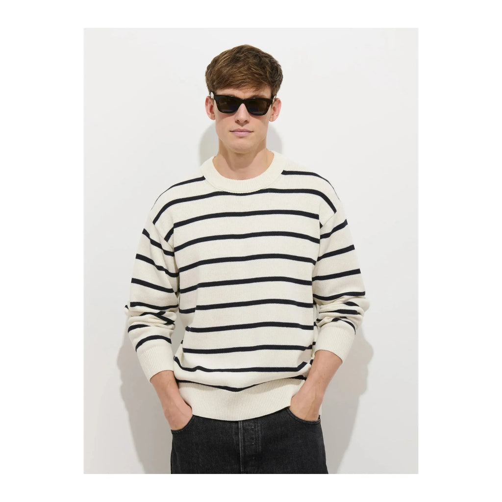 Gabriel Crewneck Sweater in Cotton Linen Alex Mill