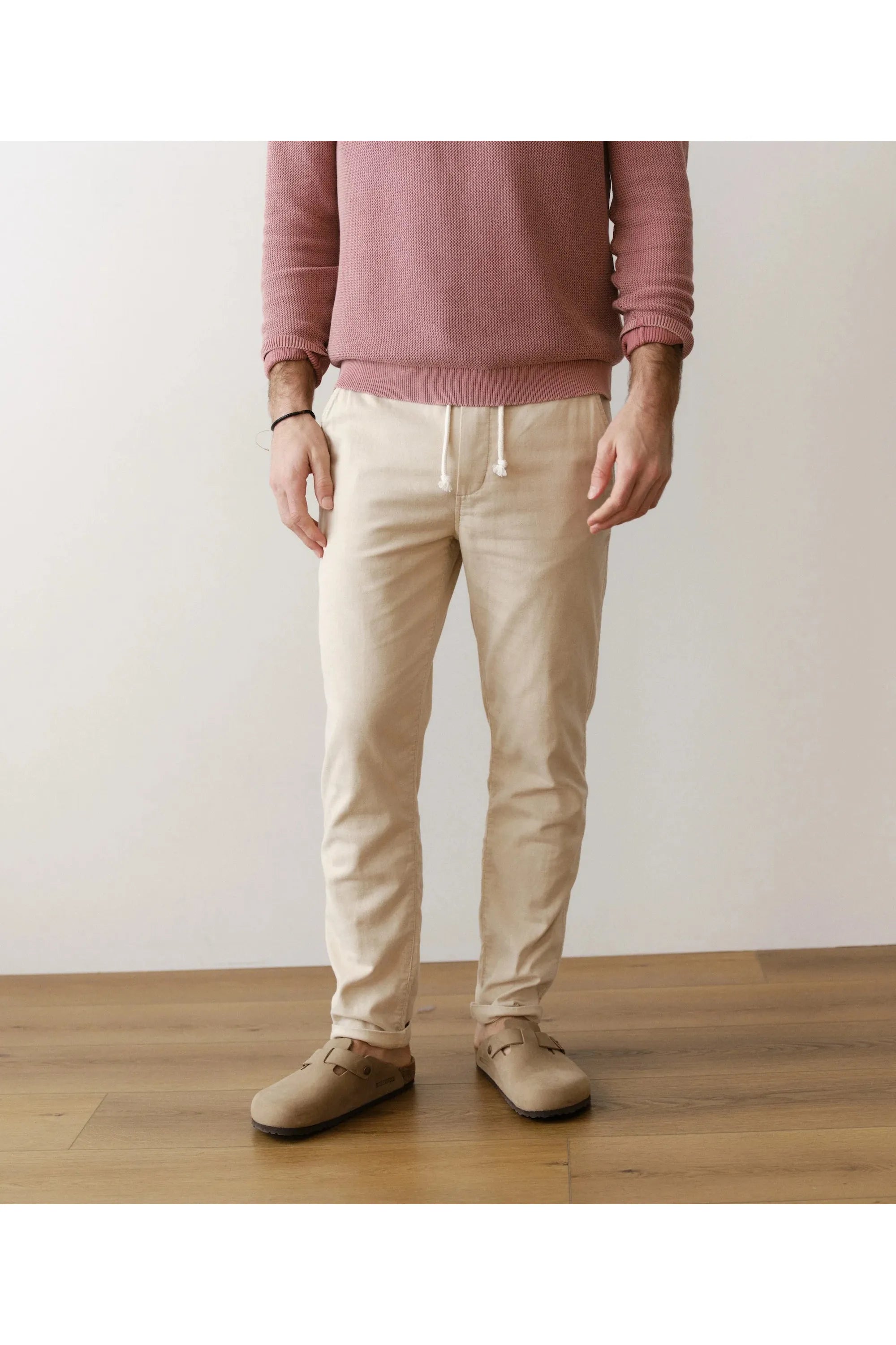 Saturday Slim Straight Stretch Beach Pant Marine Layer