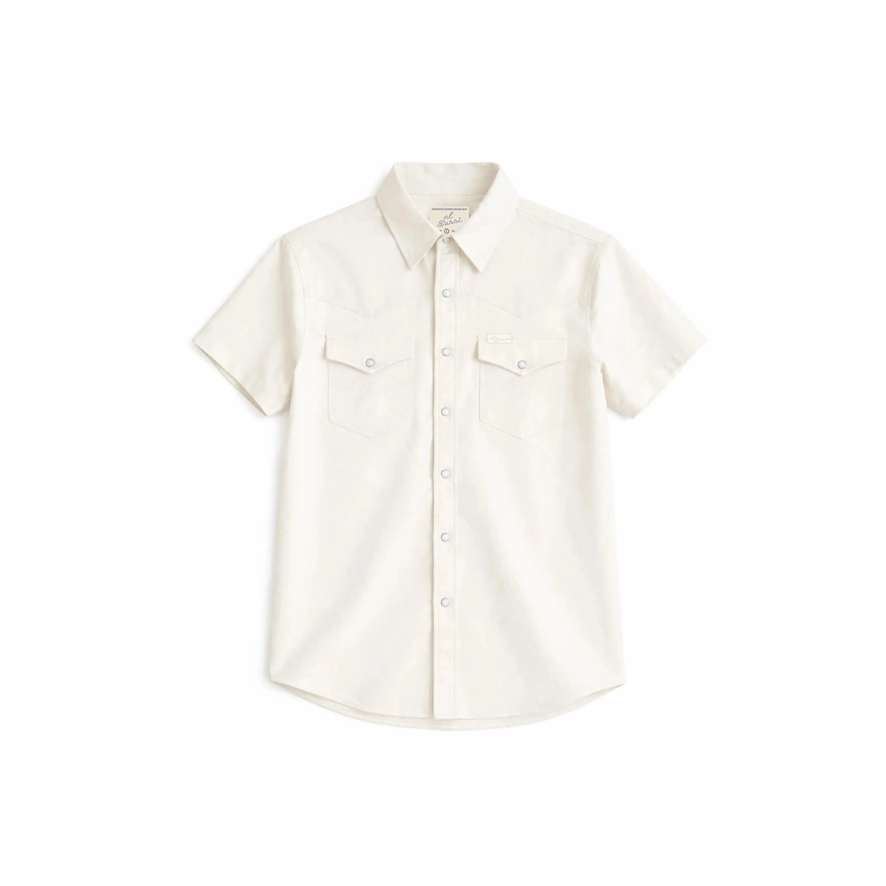 Pickett Short Sleeve Shirt Ivory El Sussi