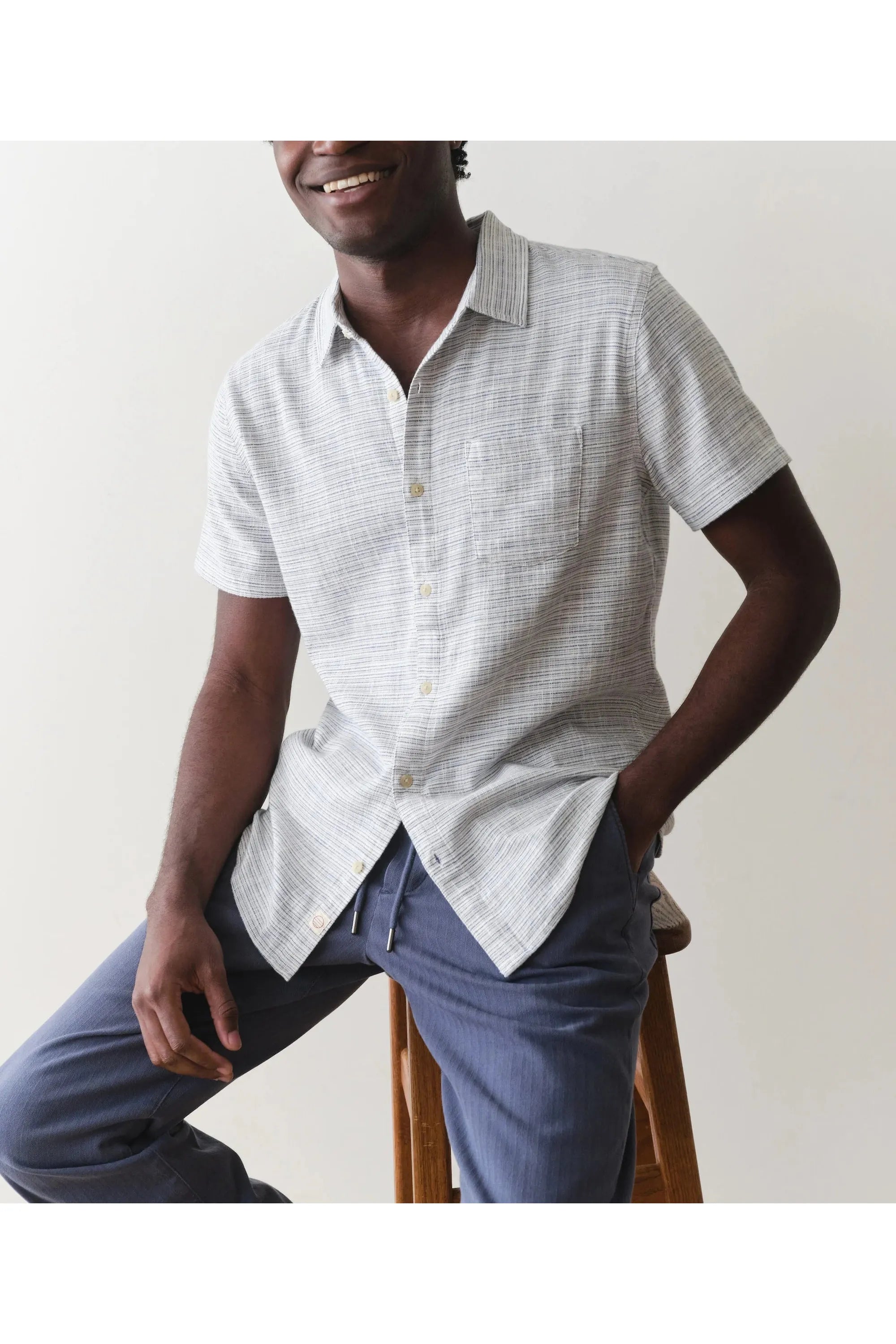 Classic Stretch Selvage Shirt Marine Layer