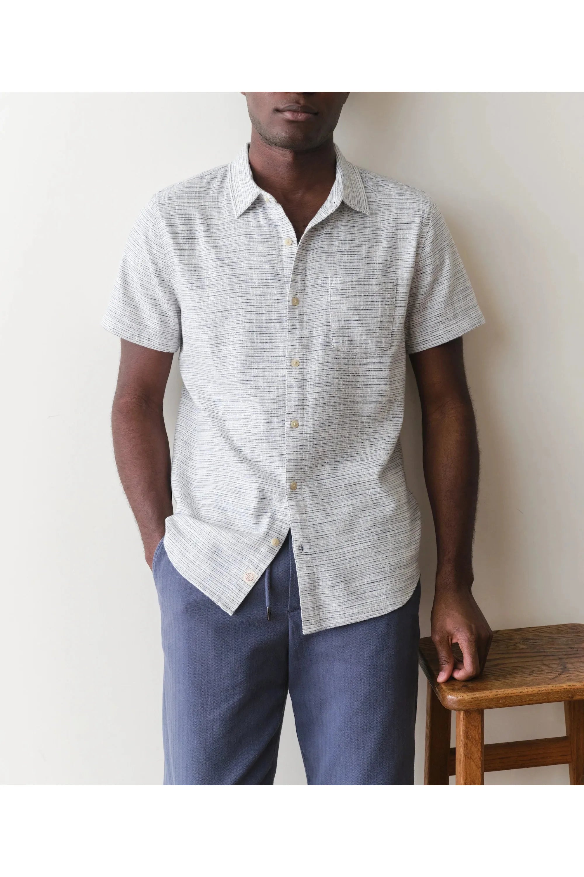 Classic Stretch Selvage Shirt Marine Layer