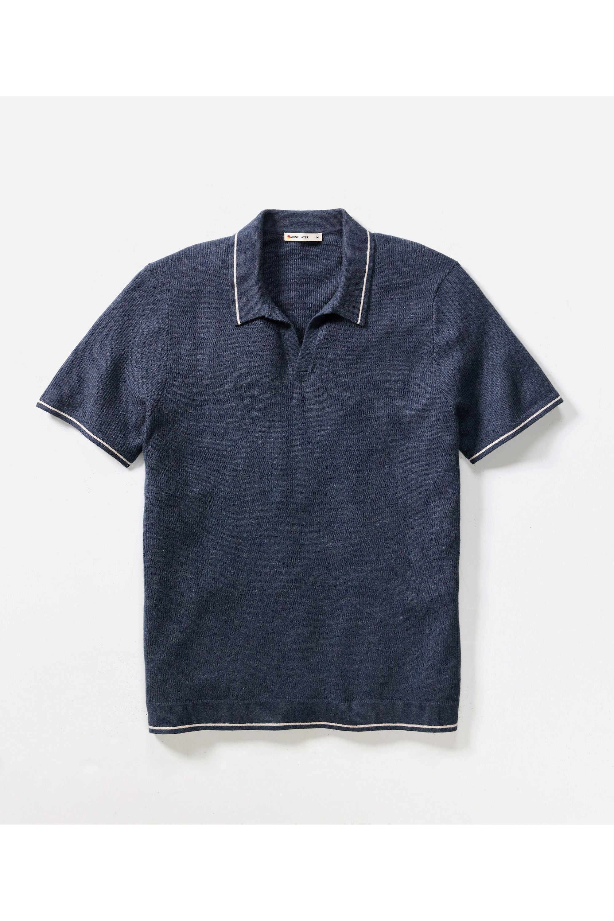 Liam Sweater Polo Marine Layer