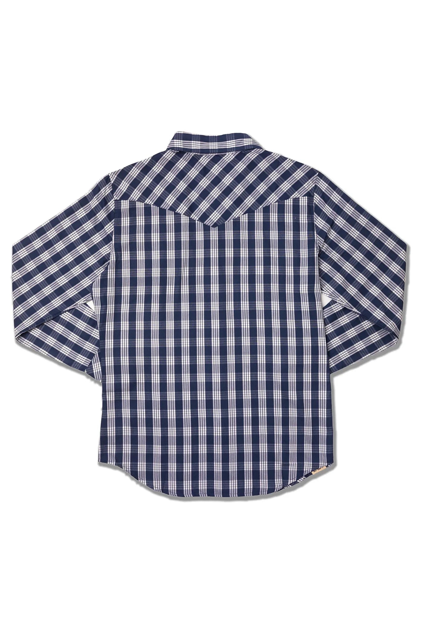 Palaka Yarn Dyed Western LS Navy Western Aloha