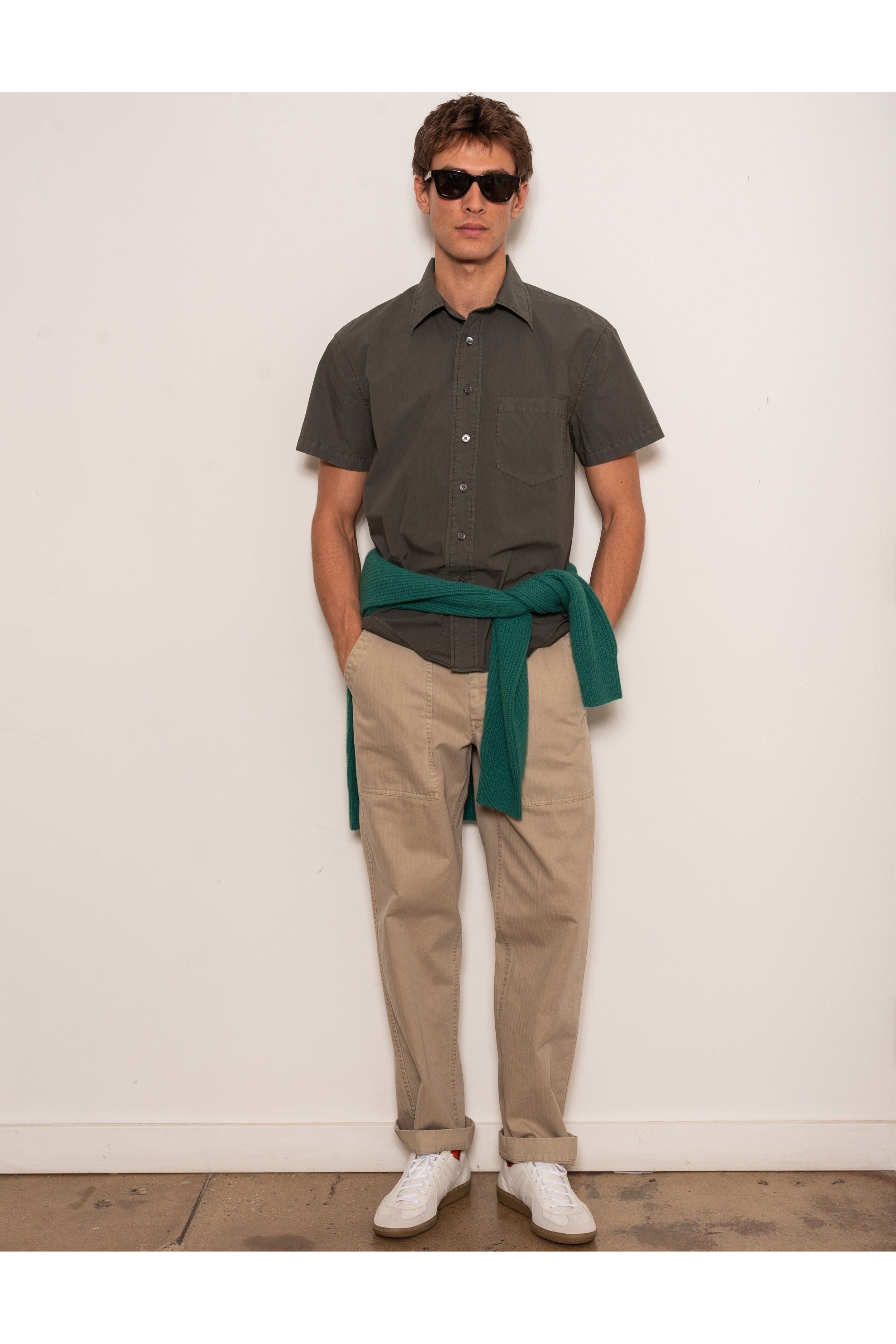 Alex Ss Shirt In Paper Poplin Alex Mill