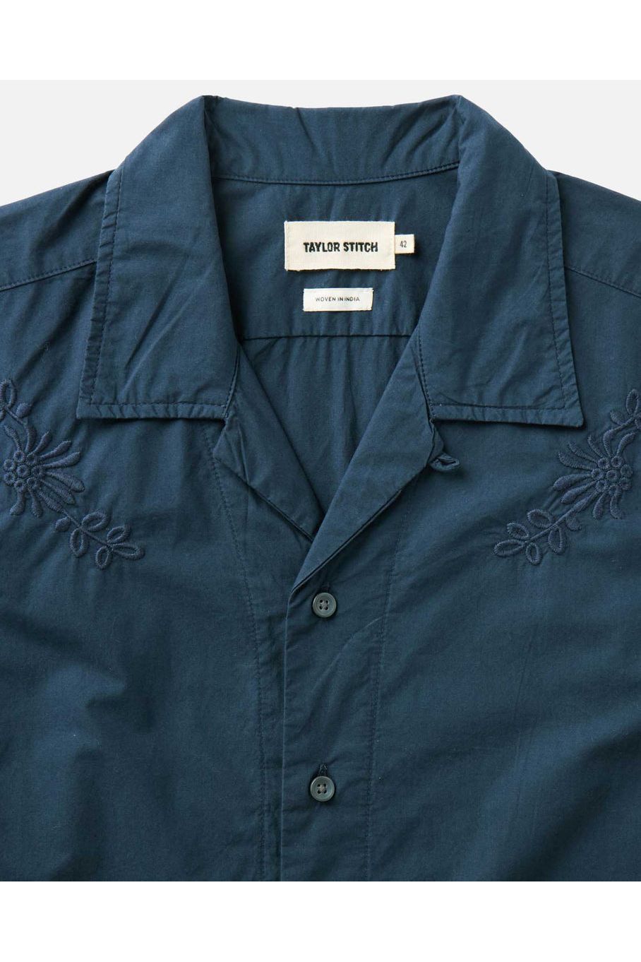 The Davis Shirt Navy Floral Taylor Stitch