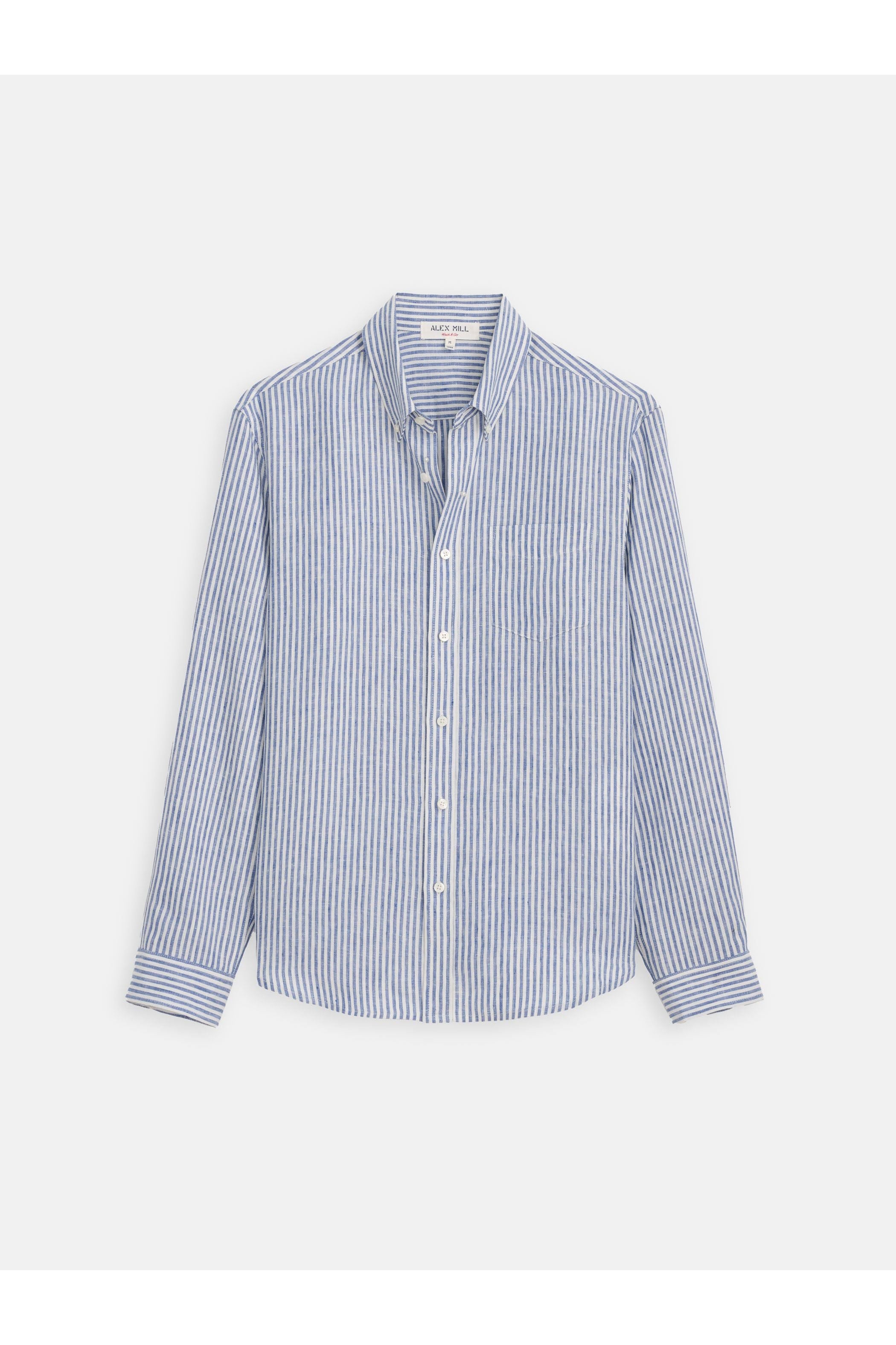 Mill Striped Shirt in Linen Alex Mill