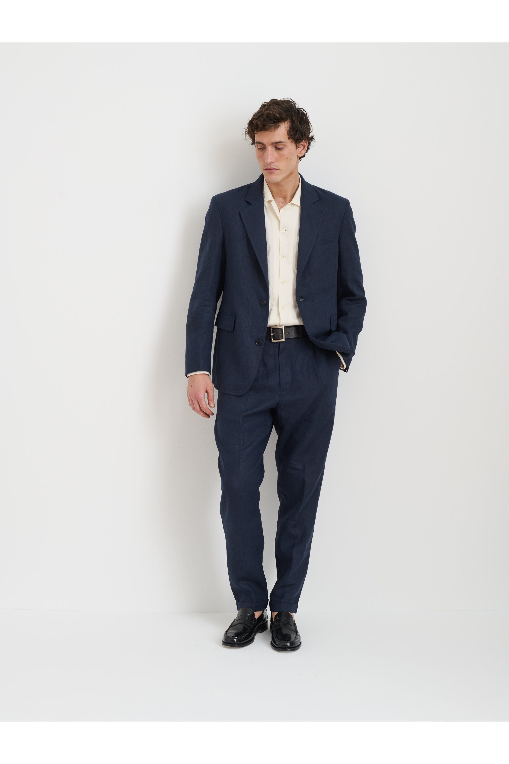 Stndard Pleated Pant In Linen Alex Mill